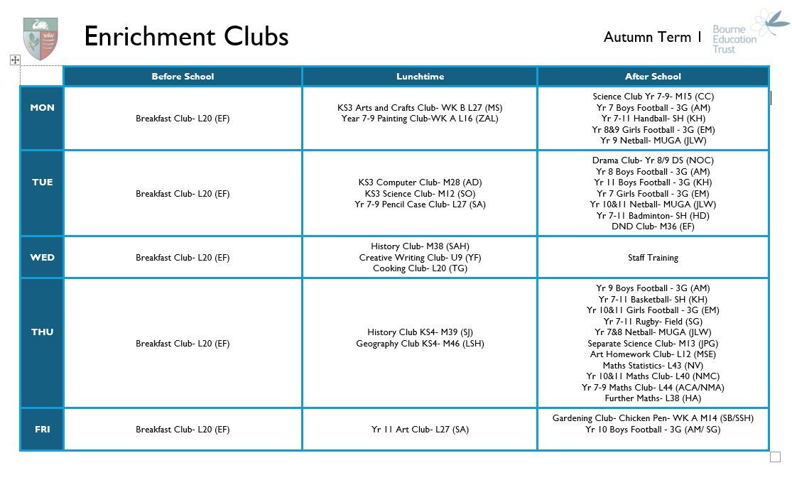 Enrichment Autumn 25   for website