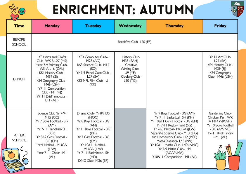 Enrichment Autumn 25